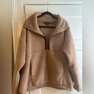 Ralph Lauren Teddy Pullover Fleece in Chestnut